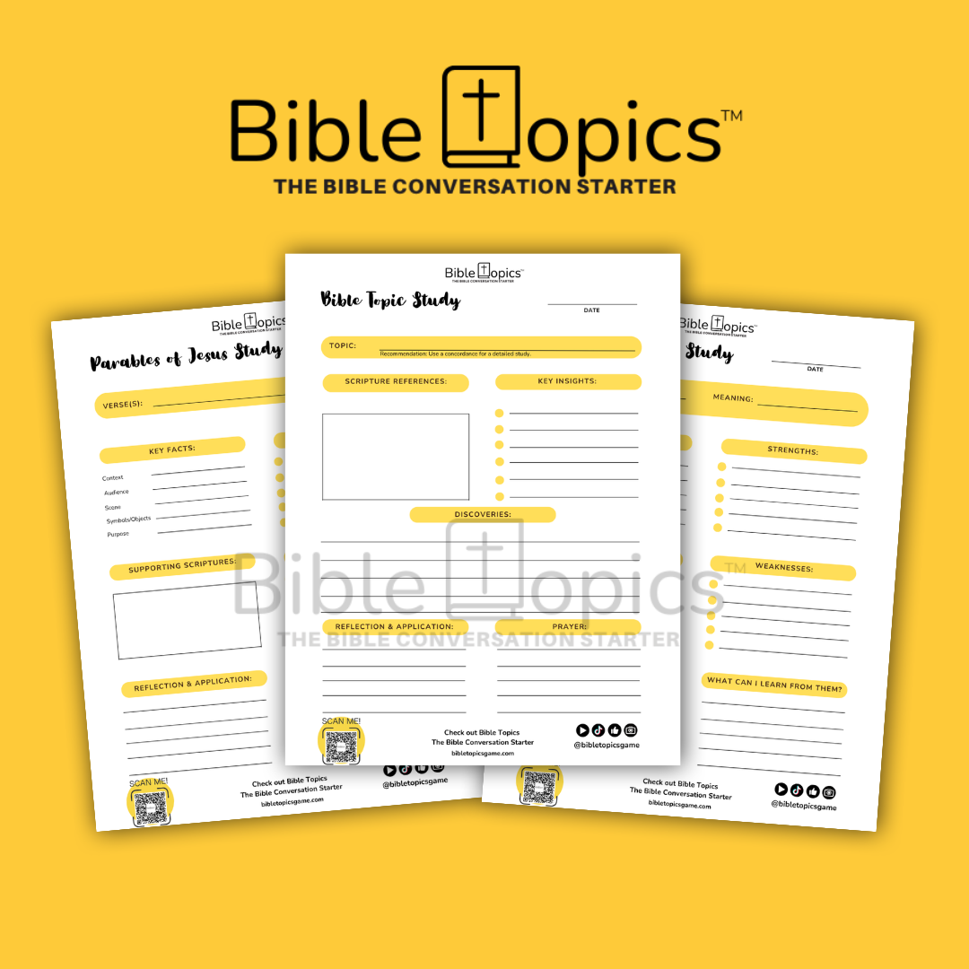 Bible Journaling Guides Bundle (6 Digital Downloads)