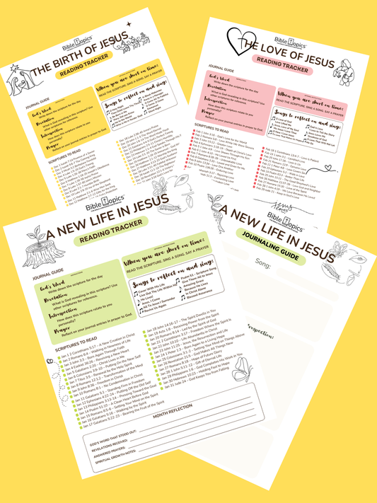 2026 Bible Topics Journaling with Jesus - Monthly Subscription