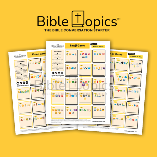 ⭐ Emoji Bible Game Bundle – 3 Downloadable Games for Kids & Families